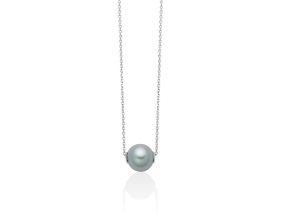 Collana Miluna Donna PERLE 375 in Oro bianco Perla PCL6536BX - PCL6536BX